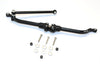 Axial SMT10 Grave Digger (AX90055) & MAX-D (AX90057) Aluminum Adjustable Steering Link - 2Pcs Set Black