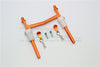 Axial SMT10 Grave Digger (AX90055) Aluminum Rear Body Post With Clip & Mount - 1Pc Set Orange
