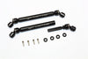 Axial SMT10 Grave Digger (AX90055) Aluminum Front&Rear Center Shaft With Steel Joint (138mm-148mm) - 1Pr Set Black