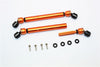 Axial SMT10 Grave Digger (AX90055) Aluminum Front&Rear Center Shaft With Steel Joint (138mm-148mm) - 1Pr Set Orange