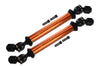 Axial SMT10 Grave Digger (AX90055) Steel Front&Rear Center Shaft With Aluminum Body (138mm-148mm) - 1Pr Set Orange