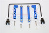 Axial SMT10 Grave Digger (AX90055) Aluminum+Hard Steel Rear Anti-Roll Bar - 13Pcs Set Blue