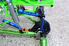 Axial SMT10 Grave Digger (AX90055) Aluminum+Hard Steel Rear Anti-Roll Bar - 13Pcs Set Green