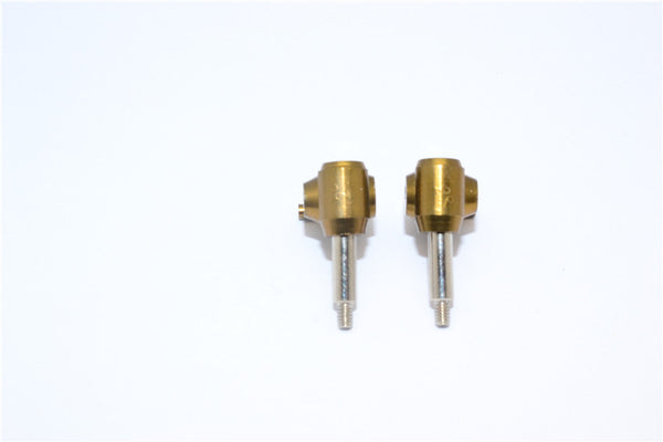Kyosho Mini-Z Monster Aluminum Front Knuckle Arm Set (2 Deg Caster) - 1Pr Golden Black