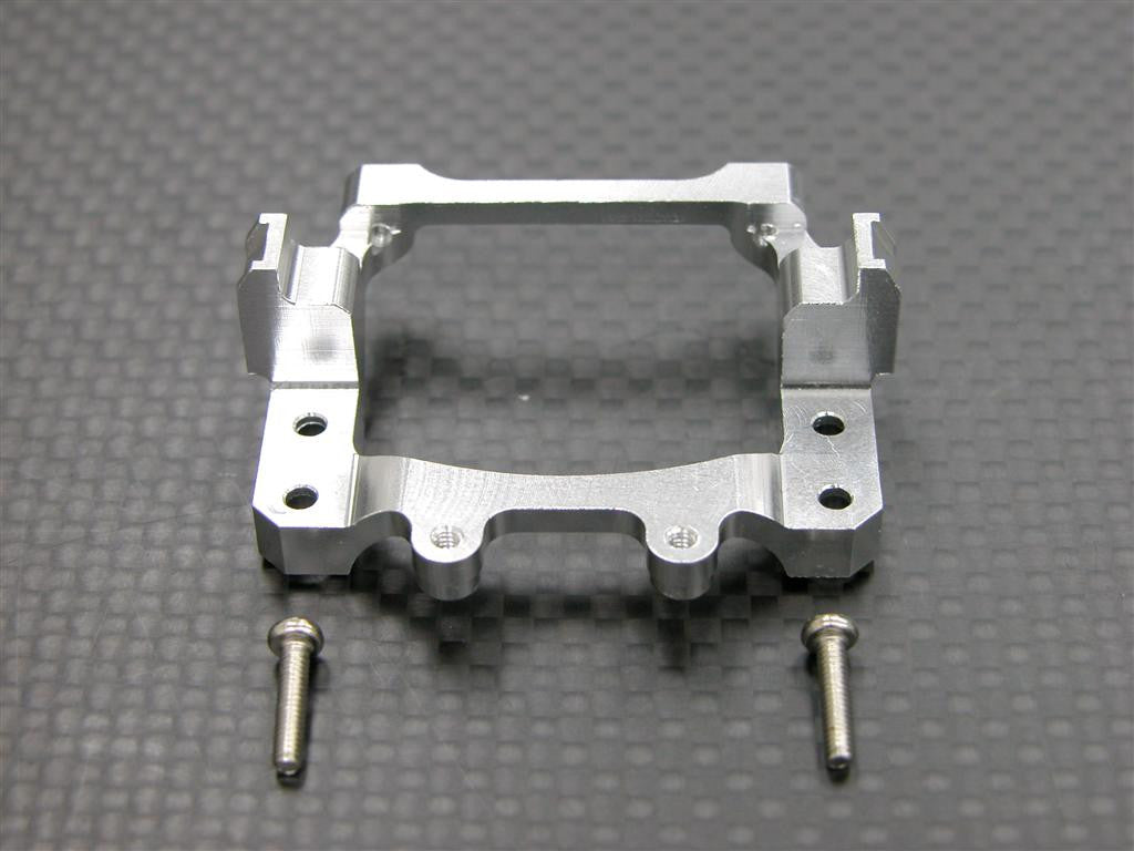 Kyosho Mini-Z Monster Aluminum Front Damper Mount - 1Pc Silver
