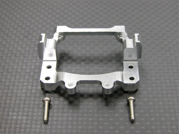 Kyosho Mini-Z Monster Aluminum Front Damper Mount - 1Pc Silver