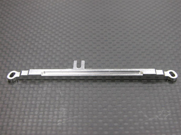 Kyosho Mini-Z Monster Aluminum Steering Plate (Toe-In 1 Deg) - 1Pc Silver