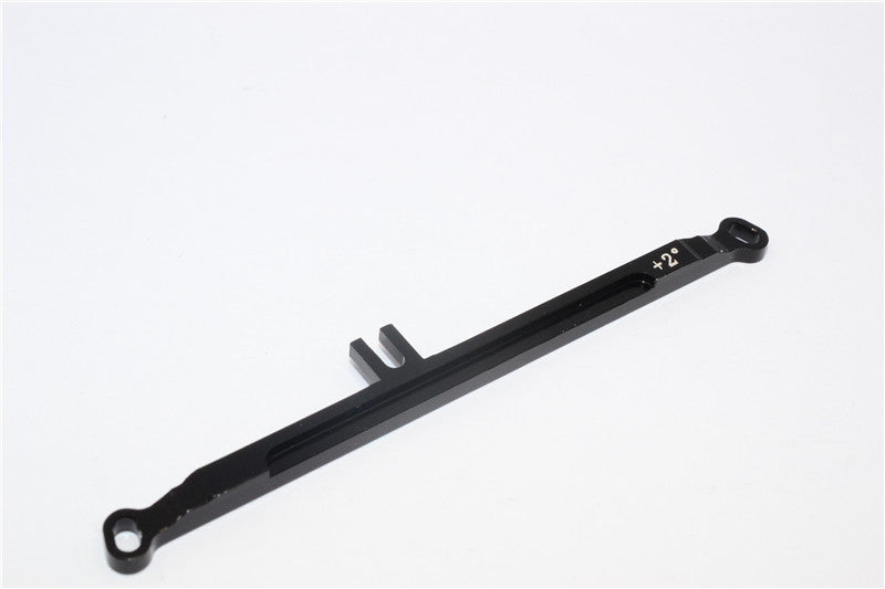 Kyosho Mini-Z Monster Aluminum Steering Plate (Toe-In 2 Deg) - 1Pc Black