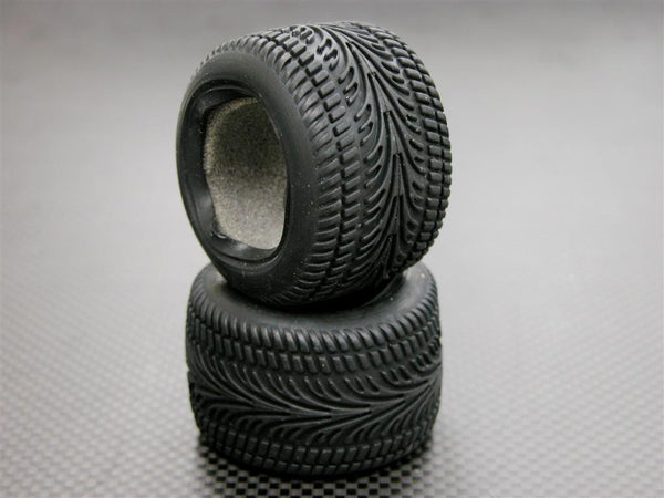 Kyosho Mini-Z Monster Front/Rear Rubber Radial Tire With Insert (30 Deg) - 1Pr