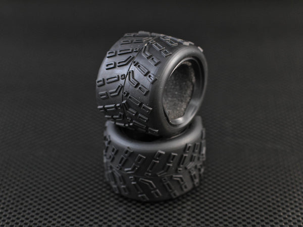 Kyosho Mini-Z Monster Front/Rear Rubber Radial Tire With Insert (30 Deg) - 1Pr