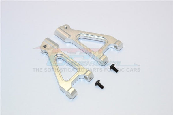 Kyosho Inferno MP 7.5 Aluminum Front Upper Arm With Screws - 1Pr Silver