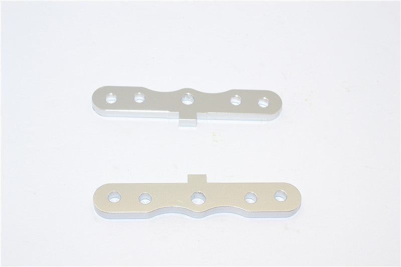 HPI Savage XS Flux Aluminum Front Bulkhead Plate - 2Pcs Silver