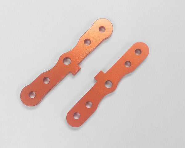 HPI Savage XS Flux Aluminum Rear Bulkhead Plate - 2Pcs Orange