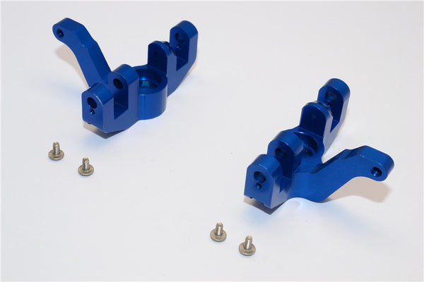 HPI Savage XS Flux Aluminum Front Knuckle Arm - 1Pr Set Blue