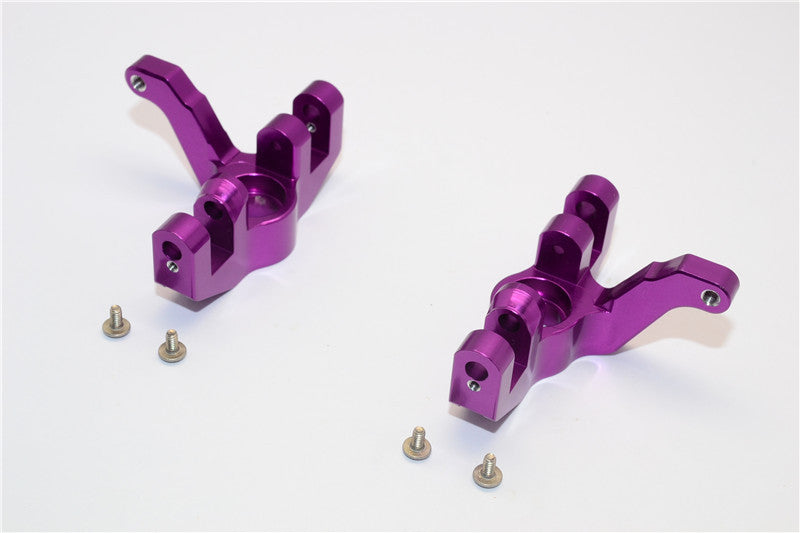 HPI Savage XS Flux Aluminum Front Knuckle Arm - 1Pr Set Purple