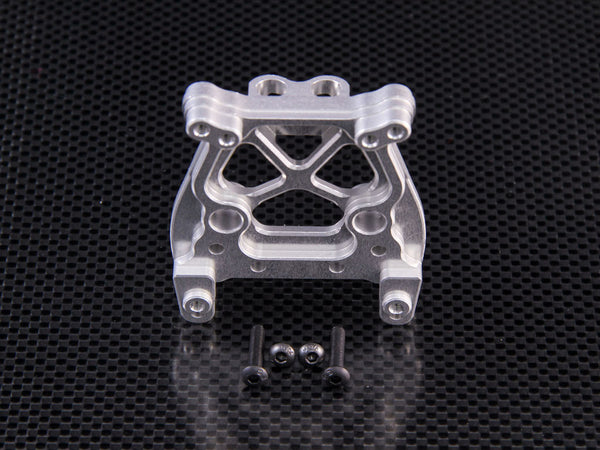 HPI Savage XS Flux Aluminum Front/Rear Shock Tower - 1Pc Set Silver