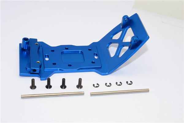 HPI Savage XS Flux Aluminum Front Skid Plate - 1Pc Set Blue