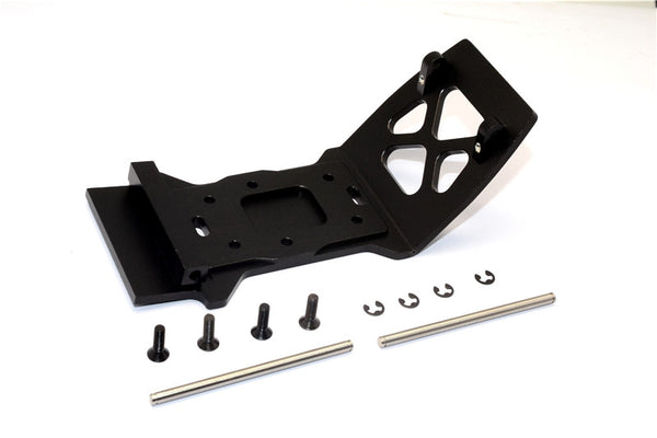 HPI Savage XS Flux Aluminum Rear Skid Plate - 1Pc Set Black