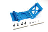 HPI Savage XS Flux Aluminum Rear Skid Plate - 1Pc Set Blue