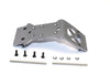 HPI Savage XS Flux Aluminum Rear Skid Plate - 1Pc Set Gray Silver