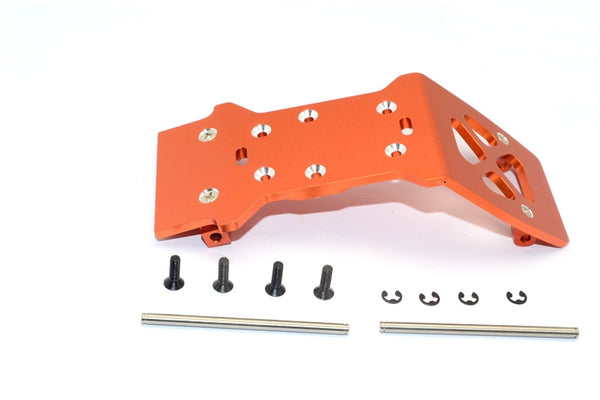 HPI Savage XS Flux Aluminum Rear Skid Plate - 1Pc Set Orange