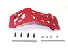 HPI Savage XS Flux Aluminum Rear Skid Plate - 1Pc Set Red
