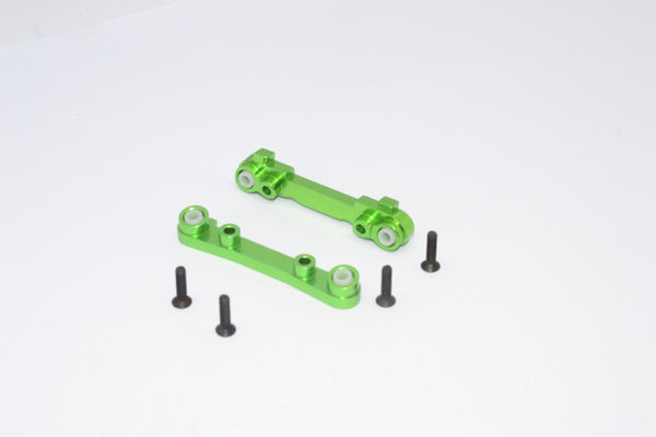 Team Losi Mini 8ight & 8ight-T Aluminum Front Suspension Mount - 2Pcs Green