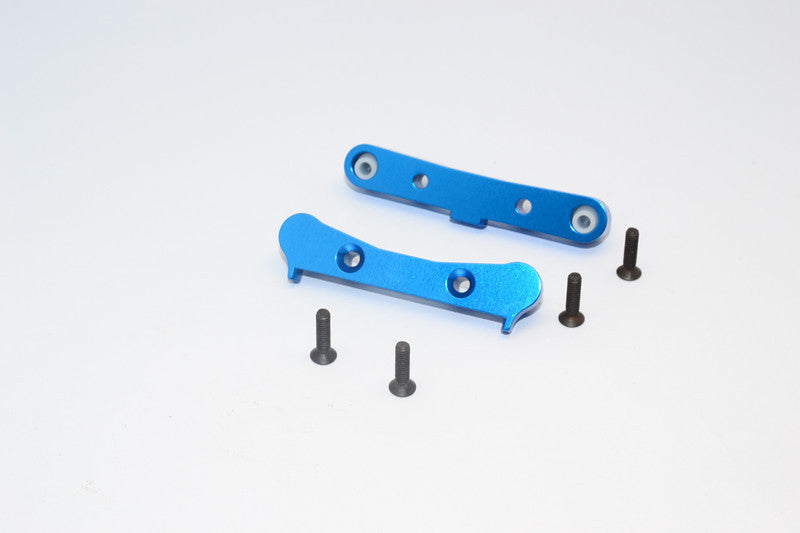 Team Losi Mini 8ight & 8ight-T Aluminum Rear Suspension Mount - 2Pcs Blue