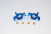Team Losi Mini 8ight & 8ight-T Front Knuckle Arm - 1Pr Set Blue