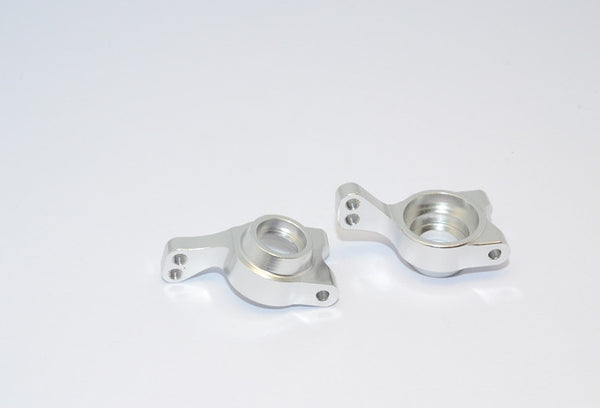 Team Losi Mini 8ight & 8ight-T Aluminum Rear Knuckle Arm - 1Pr Set Silver