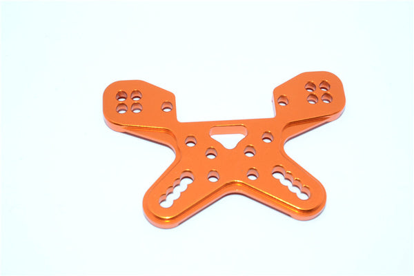 Team Losi Mini 8ight-T Truggy Aluminum Front Shock Tower - 1 Pc Orange