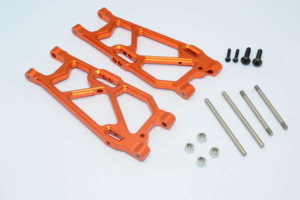 Team Losi Mini 8ight-T Truggy Aluminum Rear Suspension Arm - 1Pr Set Orange