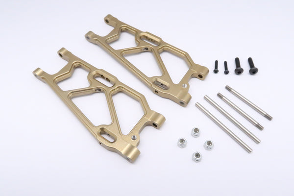Team Losi Mini 8ight-T Aluminum Rear Suspension Arm - 1Pr Set Titanium