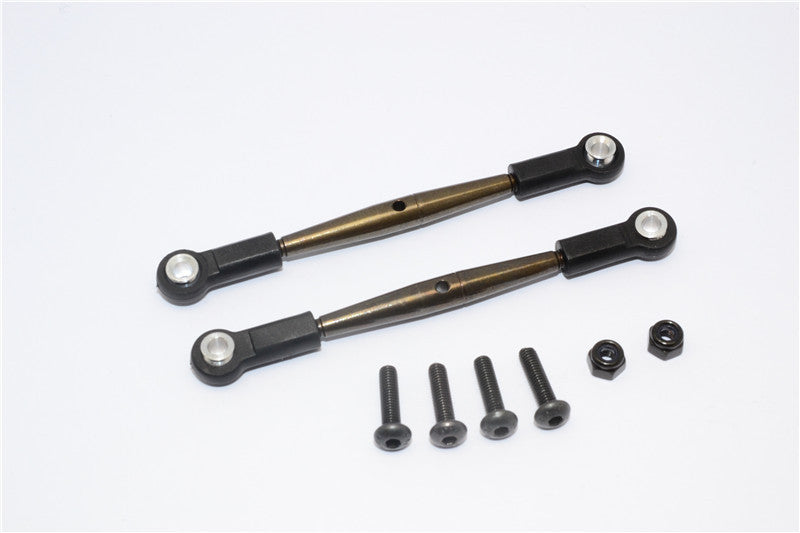Team Losi Mini 8ight-T Truggy Spring Steel Rear Upper Tie Rod With Plastic Ends - 1Pr Set