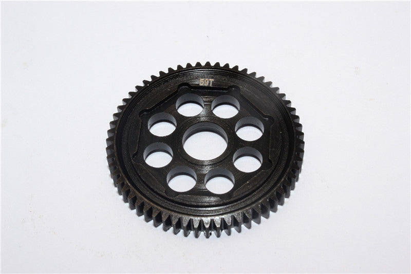 Team Losi Mini 8ight-T Truggy Steel #45 Main Gear (59T) - 1Pc Black