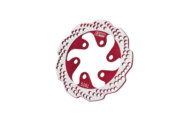 Aluminum 7075-T6 Rear Brake Disk For LOSI 1:4 Promoto-MX Motorcycle Dirtbike RTR LOS06000 LOS06002 - Red