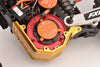 Aluminum 7075 Flywheel Housing For LOSI 1:4 Promoto MX Motorcycle Dirt Bike RTR FXR LOS06000 LOS06002 Upgrades - Silver