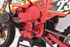 Aluminum 7075 Chassis Side Cover Set For LOSI 1:4 Promoto MX Motorcycle Dirt Bike RTR FXR LOS06000 LOS06002 Upgrades - Red