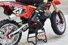 Aluminum 7075-T6 Motorcycle Foot Pegs Set For LOSI 1:4 Promoto-MX Motorcycle Motorbike RTR LOS06000 LOS06002 Upgrades - Gold