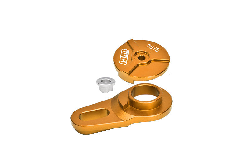 Aluminum 7075 Servo Saver Assembly 23T For LOSI 1:4 Promoto-MX Motorcycle Dirt Bike RTR LOS06000 LOS06002 Upgrades - Gold
