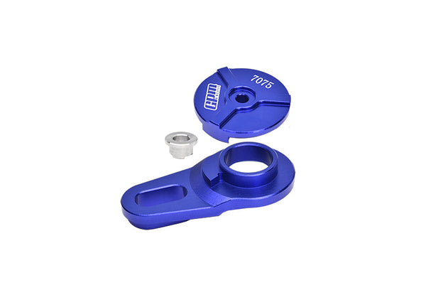Aluminum 7075 Servo Saver Assembly 25T For LOSI 1:4 Promoto-MX Motorcycle Dirt Bike RTR LOS06000 LOS06002 Upgrades - Blue