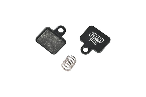 Aluminum 7075 And Inlaid Friction Material Front Brake Pad For LOSI 1:4 Promoto-MX Motorcycle Dirt Bike RTR FXR LOS06000 LOS06002 Upgrade Parts - Blue