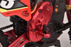 Aluminum 7075 Transmission Housing Set For LOSI 1:4 Promoto MX Motorcycle Dirt Bike RTR FXR LOS06000 LOS06002 Upgrades - Black