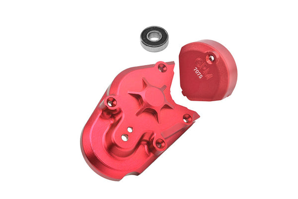 Aluminum 7075 Transmission Housing For LOSI 1:4 Promoto MX Motorcycle Dirt Bike RTR FXR LOS06000 LOS06002 Upgrade Parts - Red