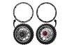 Aluminum 7075 Front Wheel Reinforcement Rings Set For LOSI 1:4 Promoto-MX Motorcycle Dirt Bike RTR FXR LOS06000 LOS06002 Upgrades - Silver
