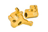 Aluminum 7075 Fork Lug Set For LOSI 1:4 Promoto-MX Motorcycle Dirt Bike RTR FXR LOS06000 LOS06002 Upgrade Parts - Gold