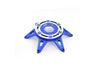 Aluminum 7075 Rear Wheel Pattern Buckle For LOSI 1:4 Promoto-MX Motorcycle Dirt Bike RTR FXR-LOS06000 RTR Pro Circuit-LOS06002 Upgrades - Blue