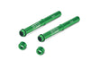 Aluminum 7075 Fork Tube Set For LOSI 1:4 Promoto-MX Motorcycle Dirt Bike RTR FXR LOS06000 LOS06002 Upgrades - Green