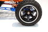 Axial Yeti Jr. SCORE Trophy Truck (AX90052) Aluminum Front And Rear Wheel Hex With Brake Disk - 4Pcs Set Blue