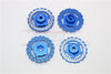 Axial Yeti Jr. SCORE Trophy Truck (AX90052) Aluminum Front And Rear Wheel Hex With Brake Disk - 4Pcs Set Blue